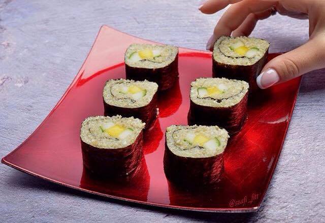 sushi tekercs a fogyáshoz